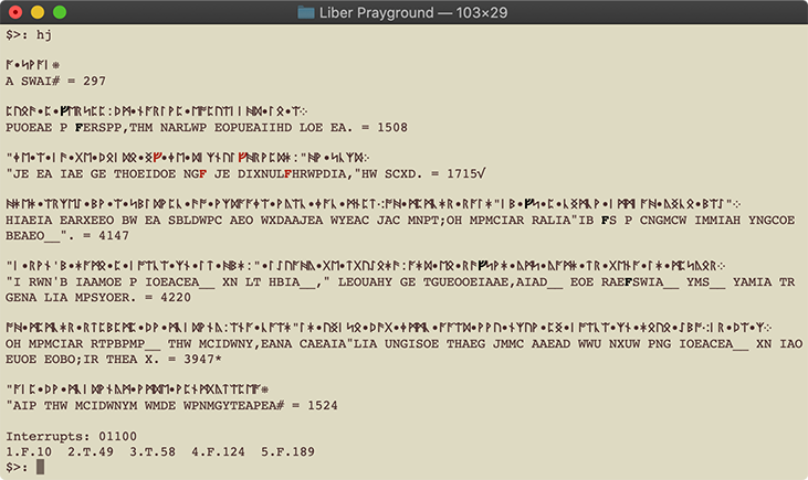 highlight interrupts